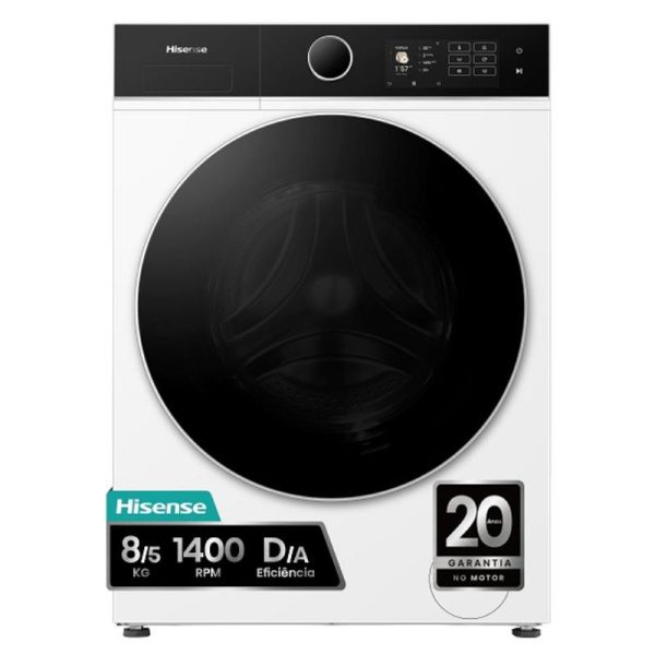 Maquina Lavar Secar Roupa Hisense WD-5-I-8043-BWF